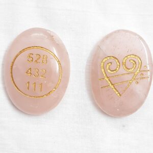 Zibu Coin in Rose Quartz