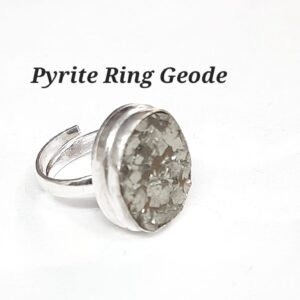 Pyrite Ring Geode